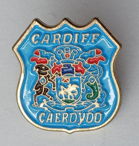 Cardiff travel souvenir enamel - souvenir,