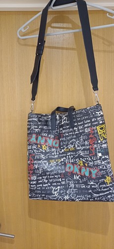 Dkny tilly black graffiti - dkny,