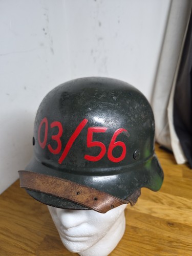 Ww2 german m35 helmet beaded - m35,