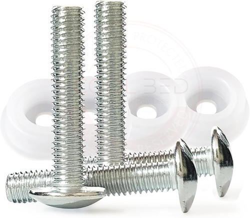 Cool bed headboard bolts - 4,