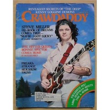 STEVE MILLER CRAWDADDY MAGAZINE JULY 1977 STEVE MILLER COVER WITH MORE INSIDE (C