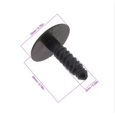 FIT PEUGEOT 10Pcs Car Headlight Engine Battery Grille Cover Screw