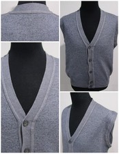 Men's V Sleeveless Merino Wool
