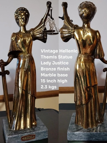 Vintage hellenic art - art, themis