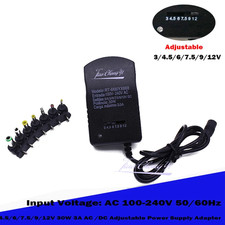 New 12V 3V 4.5V 6V 7.5V 9V 3A