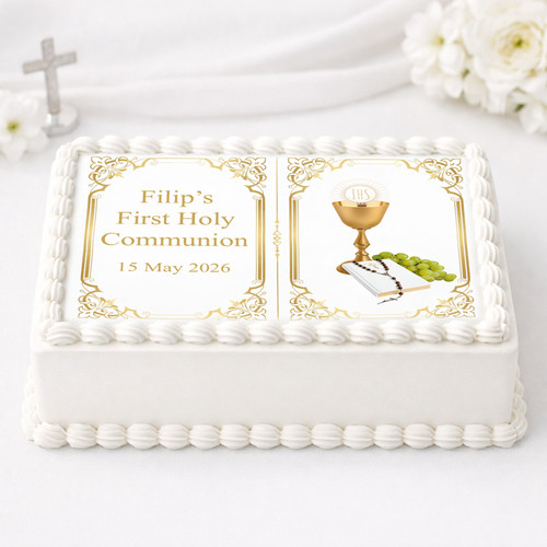 First holy communion - communion, edible