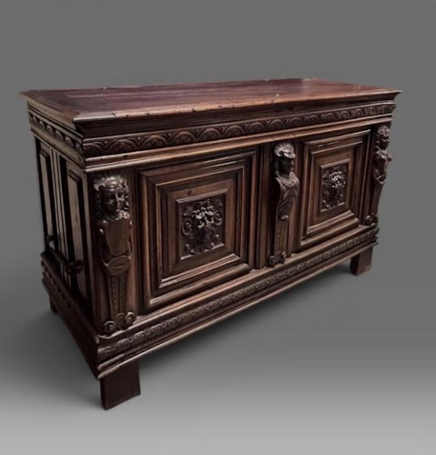 French carved oak - french,