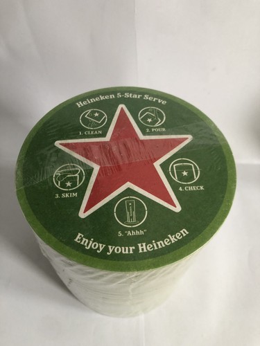 Heineken beer mats full - heineken,
