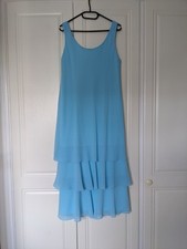 Cattiva New York Uk12 Turquoise Maxi Dress Mother Of The Bride Ocassion 