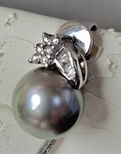 18ct white gold grey - white,