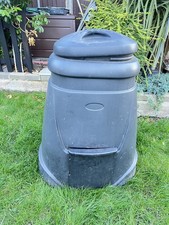 Large Black Beehive Cylinder Composter Bin for making your own garden compost