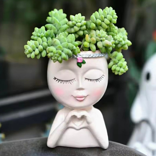 Creativity flower pot resin - creativity,
