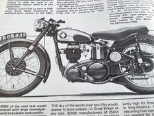 BSA C11G TEST MOTORCYCLE