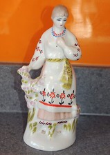 Russian Ceramic Lady possibly Ykpanha Yaebo 24 cms high
