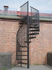 Spiral Staircase Galvanised