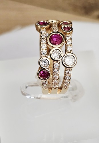 Gold ruby crystal layer - gold,