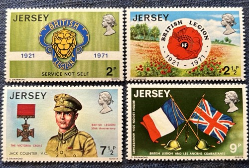 Jersey stamps 50th - jersey,