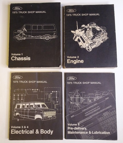 1975 ford truck shop manual - truck,