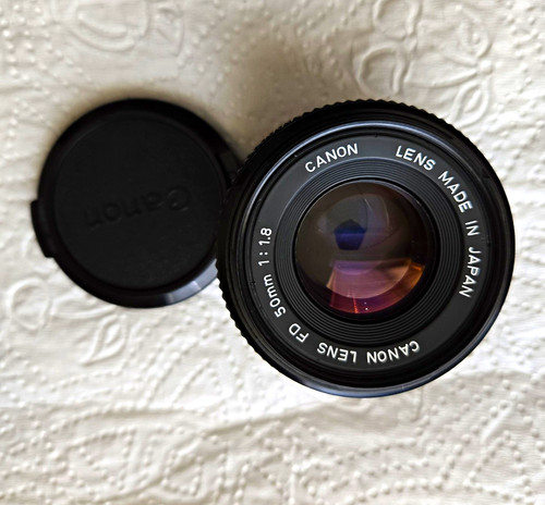 Canon 50mm 8 - fd, manual