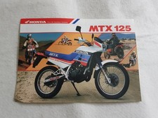 HONDA MTX125 Motorcycle Sales
