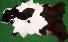 New Goat hide Rug Hair on Area