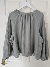 M&S Bubble Hem Top Size 16