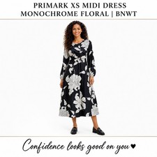 Primark Floral Midi Dress XS