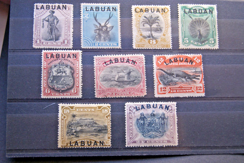 Labuan stamps 1894 - stamps.,