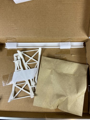 Gauge white lattice crane - gauge,