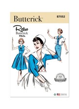 Butterick Retro 1960s SEWING PATTERN B7052 Dress With Sailor Collar & Jacket