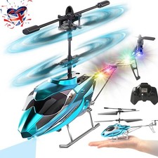RC Helicopter for Boys, 2.4G Remote Control Helicopter with LED Light for Kids