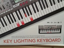 Casio LK-230 Electronic light up Keyboard in box + 2 stands tested & Working 