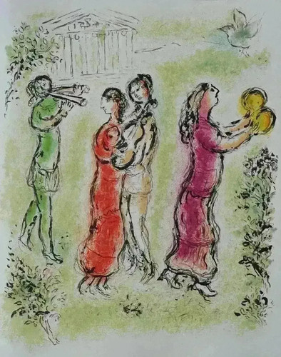 Marc chagall lithograph the - lithograph,