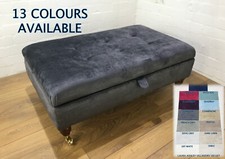 STORAGE FOOTSTOOL -BED END
