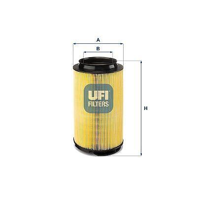 Ufi air filter insert - insert, 206.4mm