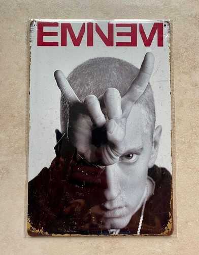 Eminem metal sign plaque man - sign,