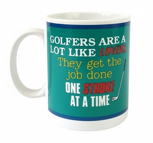 Coffee cup golfers - cup, a