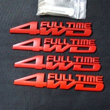 4WD FULL TIME Matte Red Metal