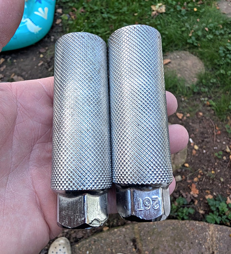 Silver vintage knurled - silver,