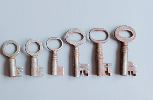Antique keys padlock - keys,