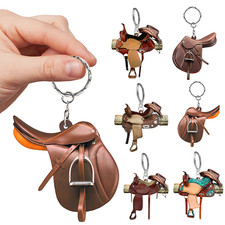 Horse Charm Cowboy Saddle