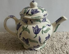 Emma Bridgewater Mini Dollies Teapot Striped Tulips 2001 Only Ever Displayed
