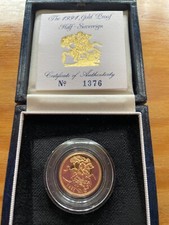 Gold Proof Half Sovereign of various years- FREE POST