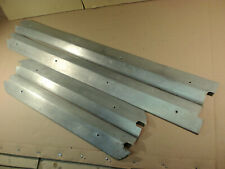 JAGUAR XJ EARLY SERIES 1 ALUMINIUM KICK TREAD PLATES FULL SET USED