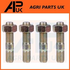 4 x Exhaust Manifold to Head Stud & Nut 5/16 for Massey Ferguson 390 398 Tractor