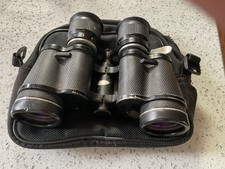 Vintage Tasco 6X-18X35 Zoom Binoculars with Case - Black - Made in Japan