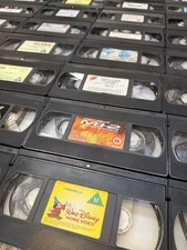 Vhs video tapes job lot - job,