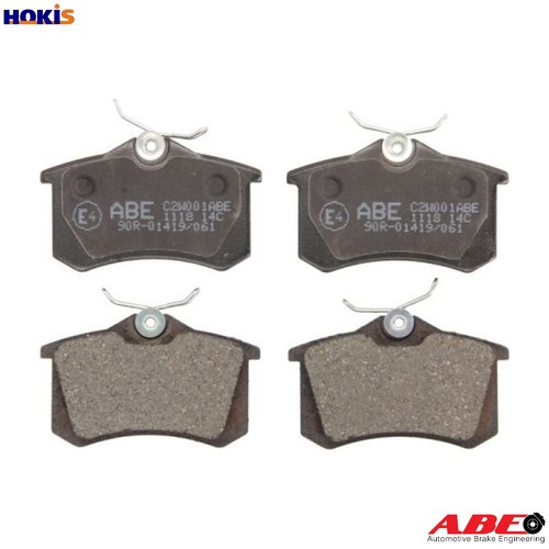Brake pad set disc - pad,