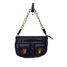 Atmosphere Black Handbag Gold