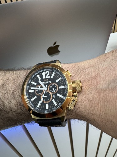 Steel rose gold pvd - tw,